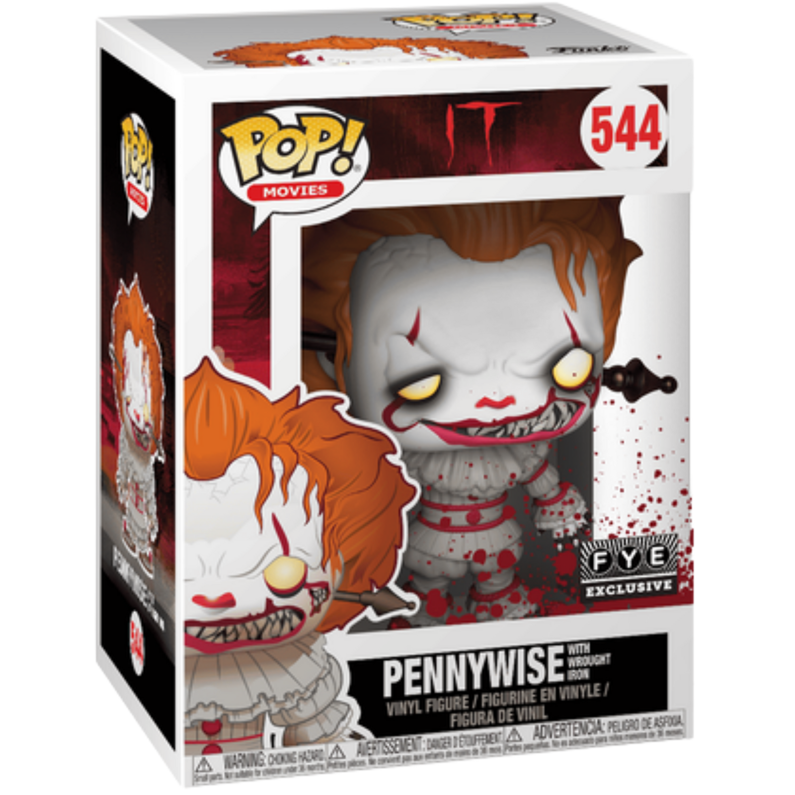 Funko Pop! Movies: IT - Pennywise With Wrought Iron #544