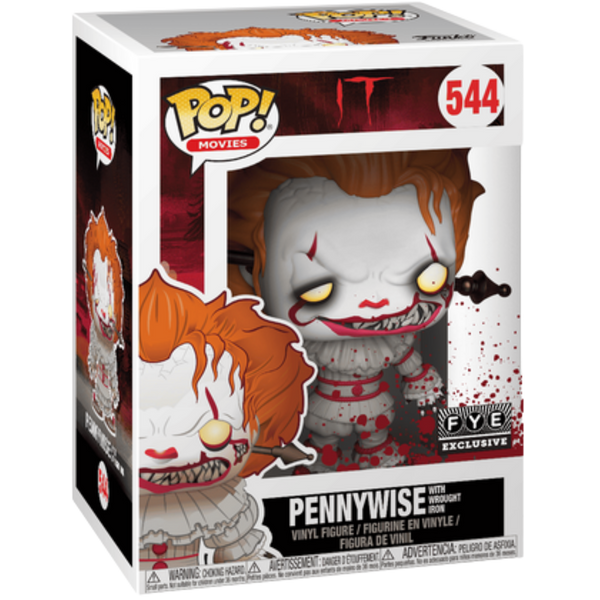 Funko Pop! Movies: IT - Pennywise With Wrought Iron #544