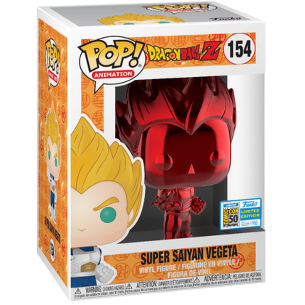 Funko Pop! Animation: Dragon Ball Z - Super Saiyan Vegeta (Red) #154