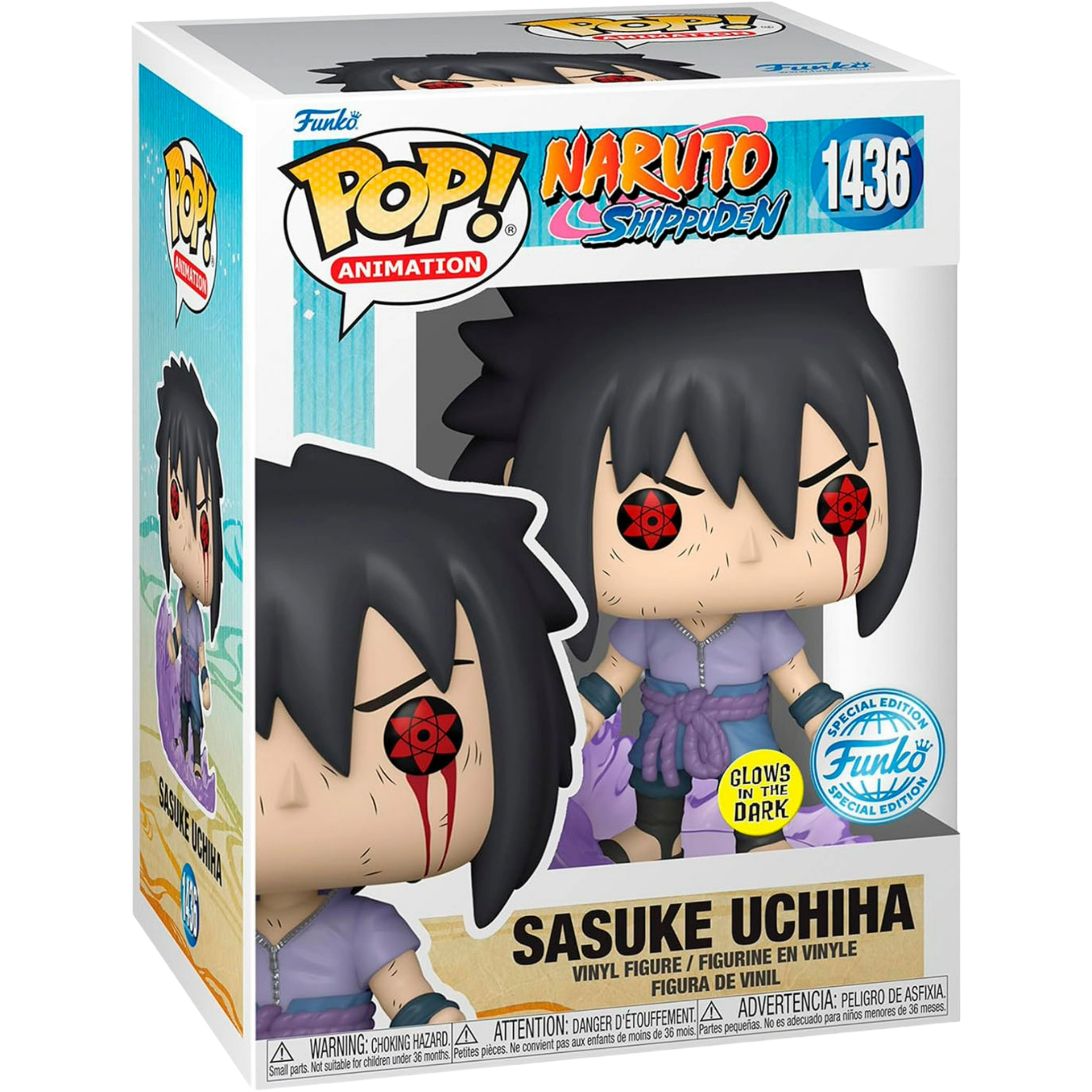 Funko Pop! Animation: Naruto Shippuden - Sasuke Uchiha #1436 – The ...