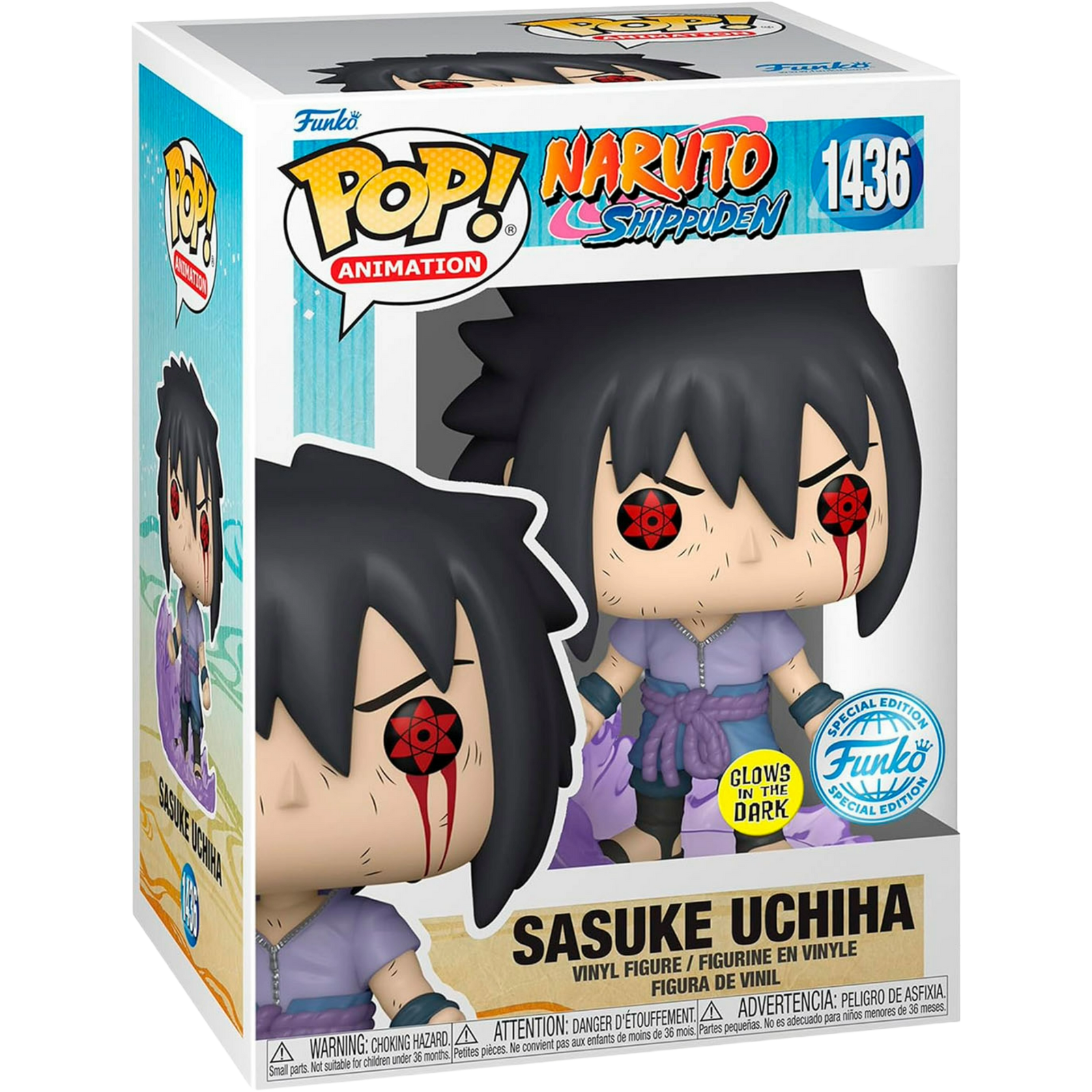 Funko Pop! Animation: Naruto Shippuden - Sasuke Uchiha #1436