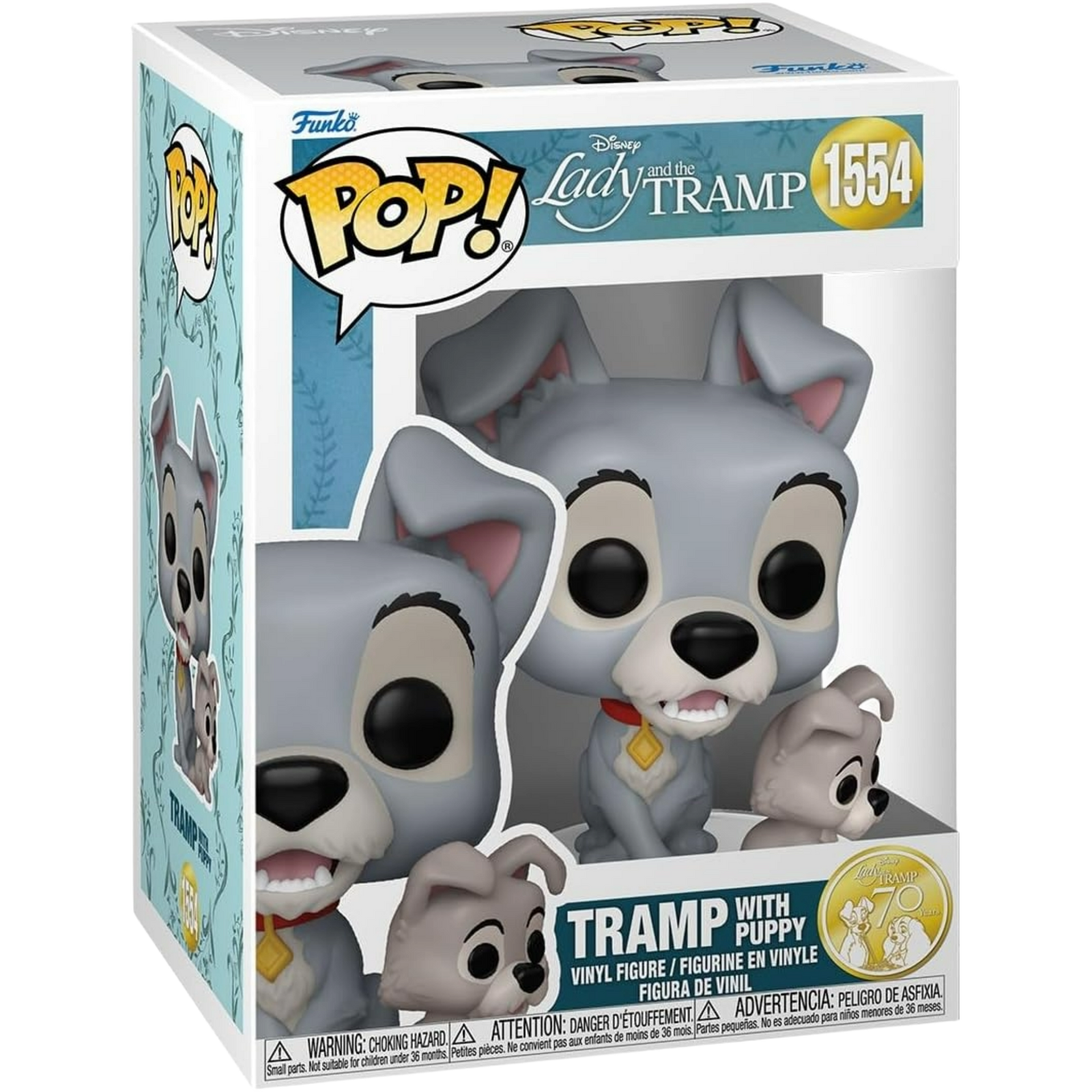 Funko Pop! Disney: Lady And The Tramp - Tramp With Puppy #1554