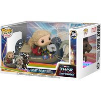 Funko Pop! Rides: Thor Love And Thunder - Goat Boat With Thor, Toothgnasher & Toothgrinder #290
