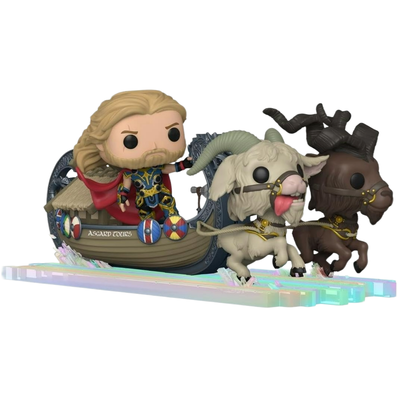 Funko Pop! Rides: Thor Love And Thunder - Goat Boat With Thor, Toothgnasher & Toothgrinder #290