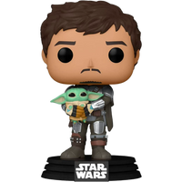Funko Pop! TV: The Mandalorian - The Mandalorian With Grogu #461