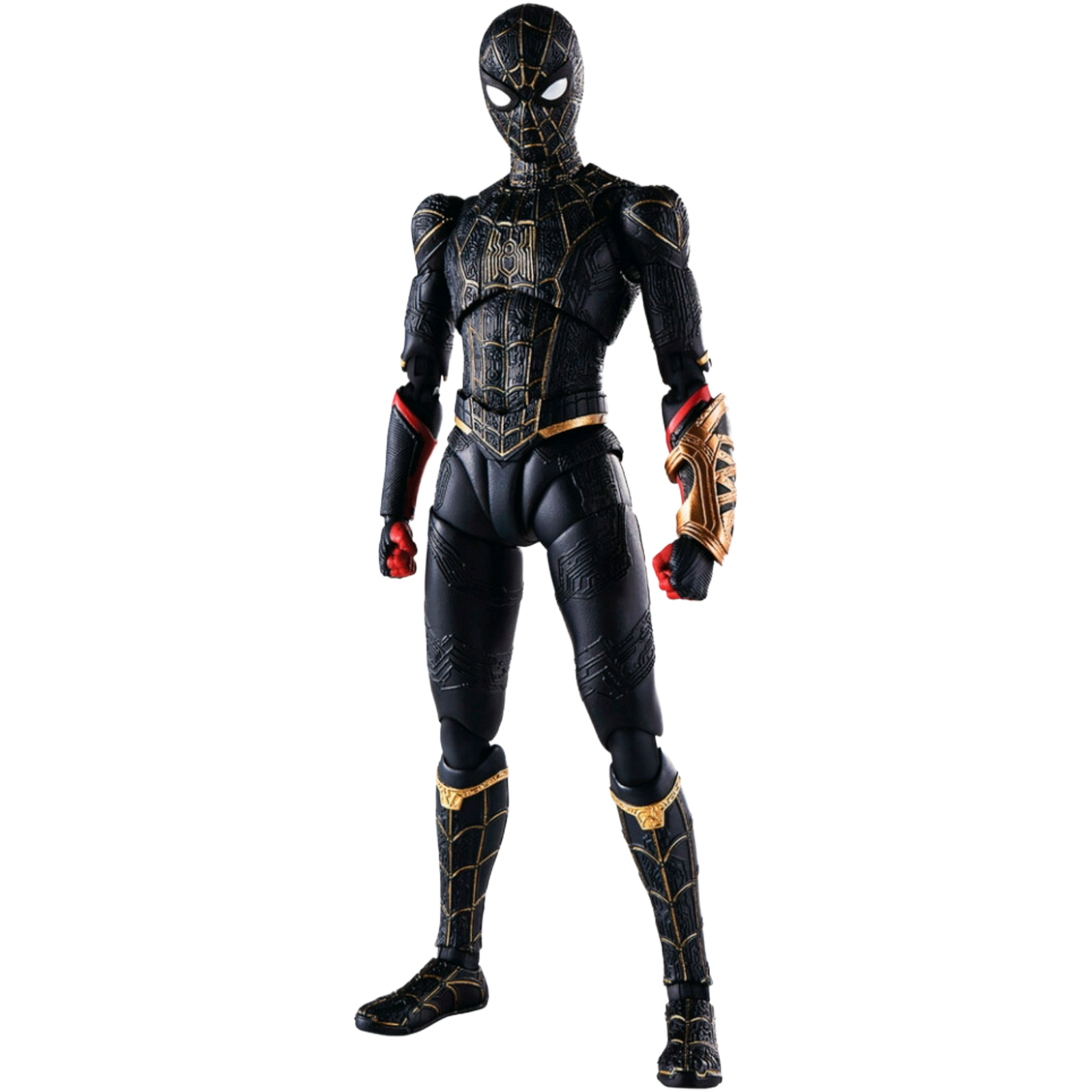 BANDAI / Tamashii Nations S.H. Figuarts: Spider-Man No Way Home - Spider-Man (Black & Gold Suit)