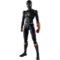BANDAI / Tamashii Nations S.H. Figuarts: Spider-Man No Way Home - Spider-Man (Black & Gold Suit)