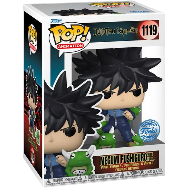 Funko Pop! Animation: Jujutsu Kaisen - Megumi Fushiguro With Toads #1119