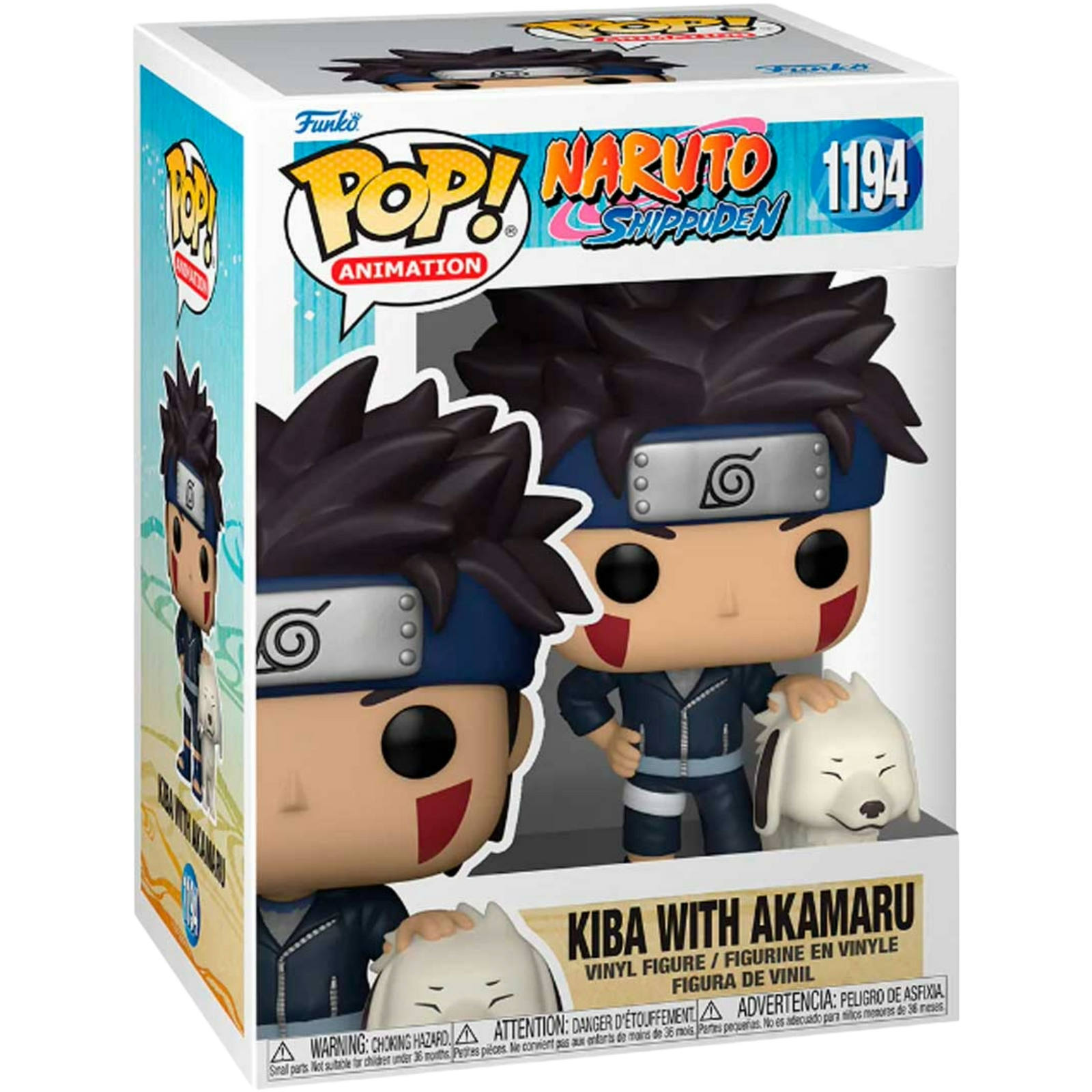Funko Pop! Animation: Naruto Shippuden - Kiba With Akamaru #1194