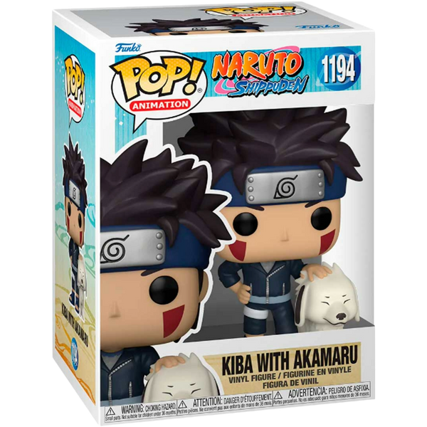 Funko Pop! Animation: Naruto Shippuden - Kiba With Akamaru #1194