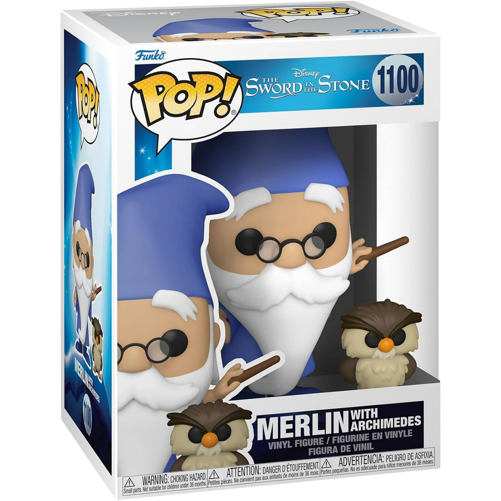Funko Pop! Disney: The Sword In The Stone - Merlin With Archimedes #1100