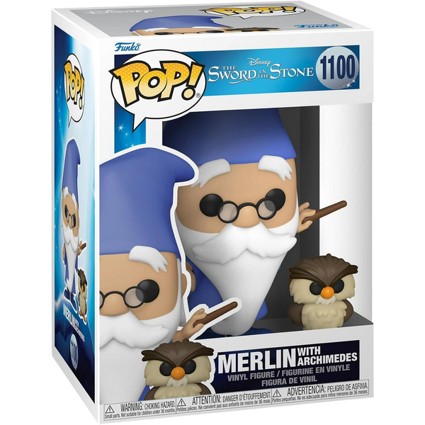 Funko Pop! Disney: The Sword In The Stone - Merlin With Archimedes #1100