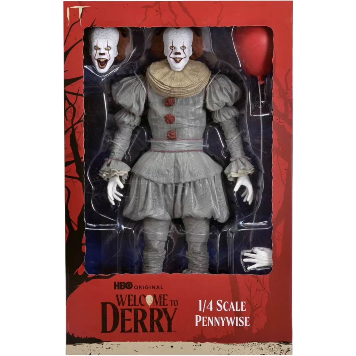 NECA Prop-Replica: IT Welcome To Derry - Pennywise (Escala 1/4)