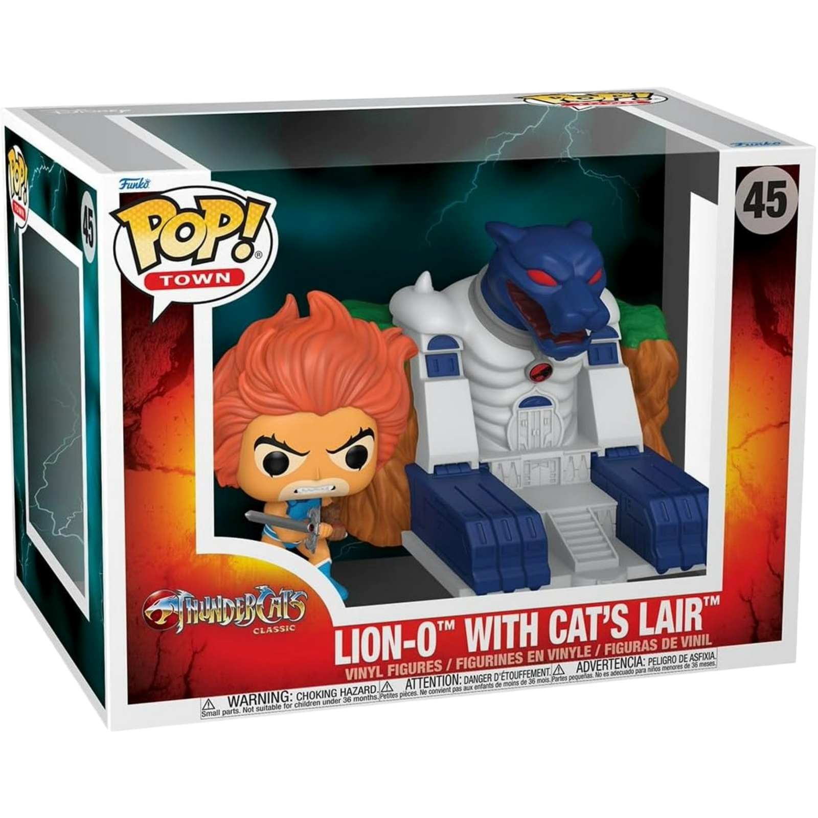 Funko Pop! Town: Thundercats - Lion-O With Cat’s Lair #45
