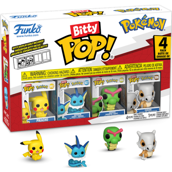 Funko Bitty Pop!: Pokémon 4-Pack Series