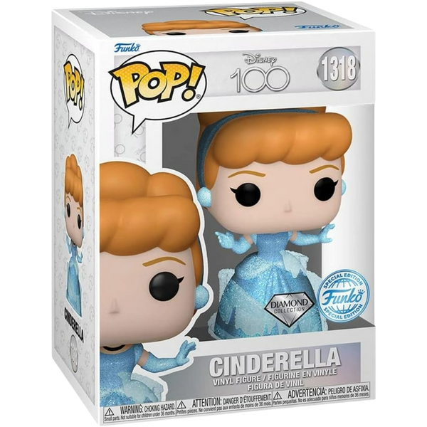 Funko Pop! Disney: Disney 100th - Cinderella (Diamond Collection) #1318