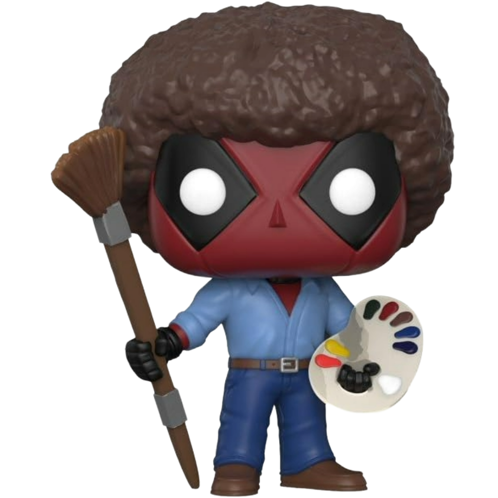 Funko Pop! Heroes: Marvel - Deadpool As Bob Ross #319