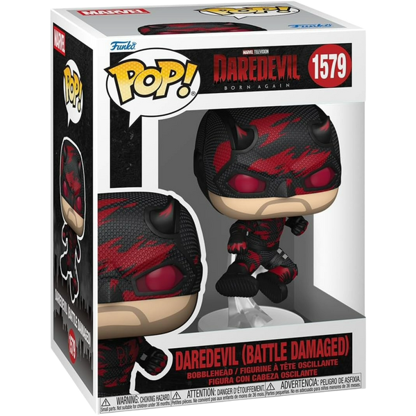 Funko Pop! TV: Daredevil Born Again - Daredevil (Battle Damaged) #1579