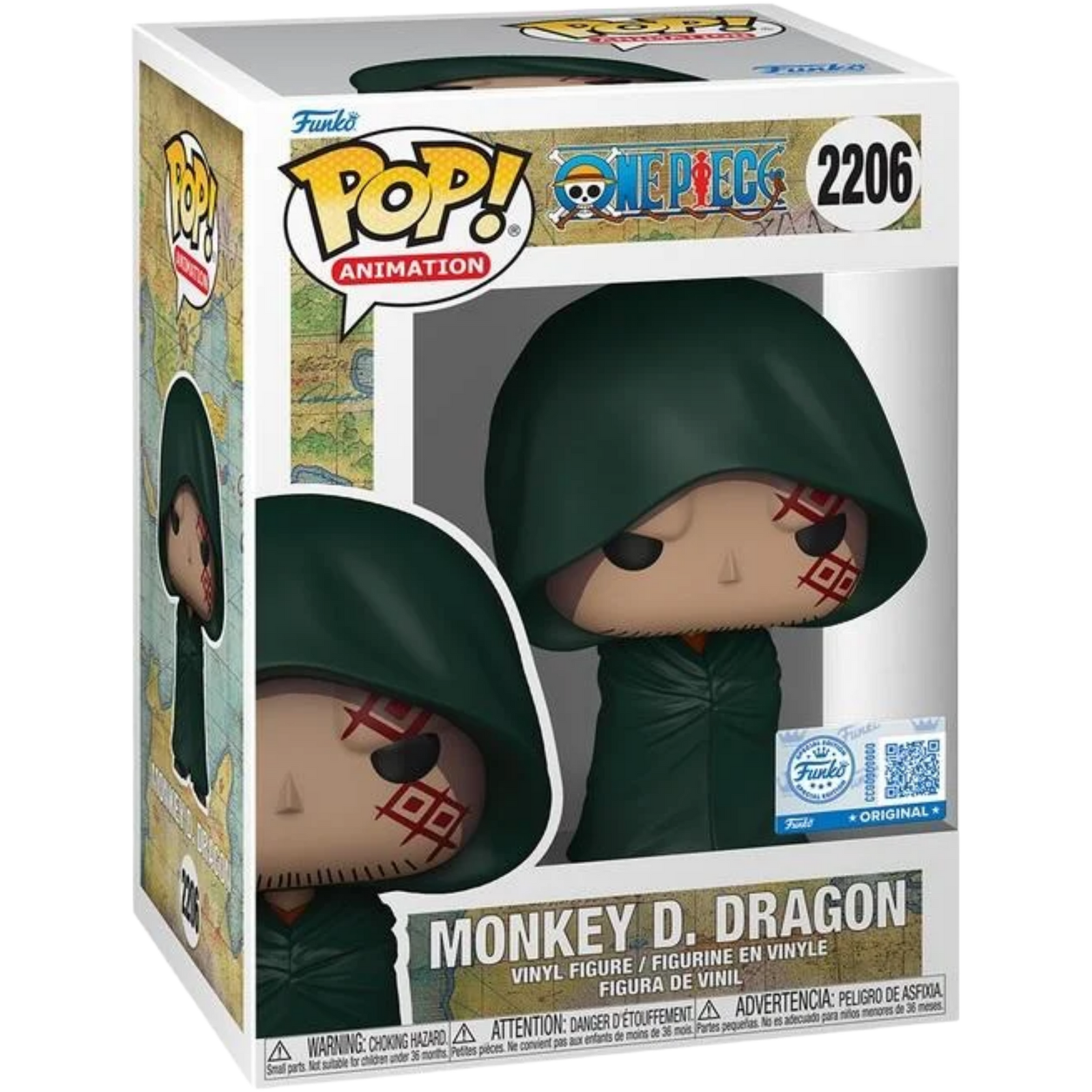 Funko Pop! Animation: One Piece - Monkey D. Dragon #2206