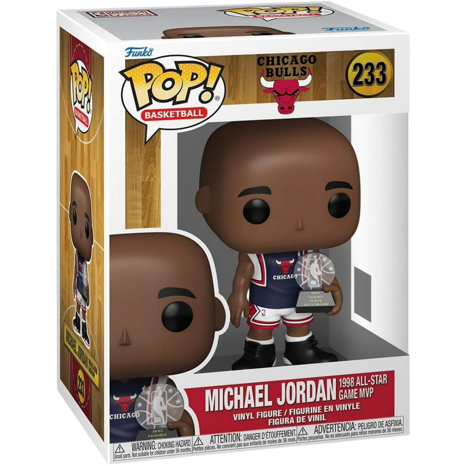 Funko Pop! NBA: Chicago Bulls - Michael Jordan (1998 All-Star Game MVP) #233