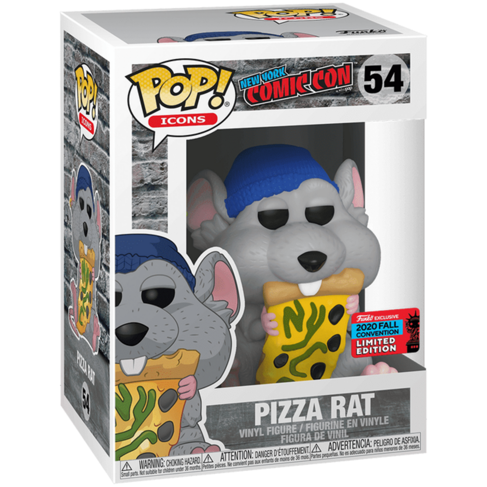 Funko Pop! Icons: New York Comic Con - Pizza Rat #54