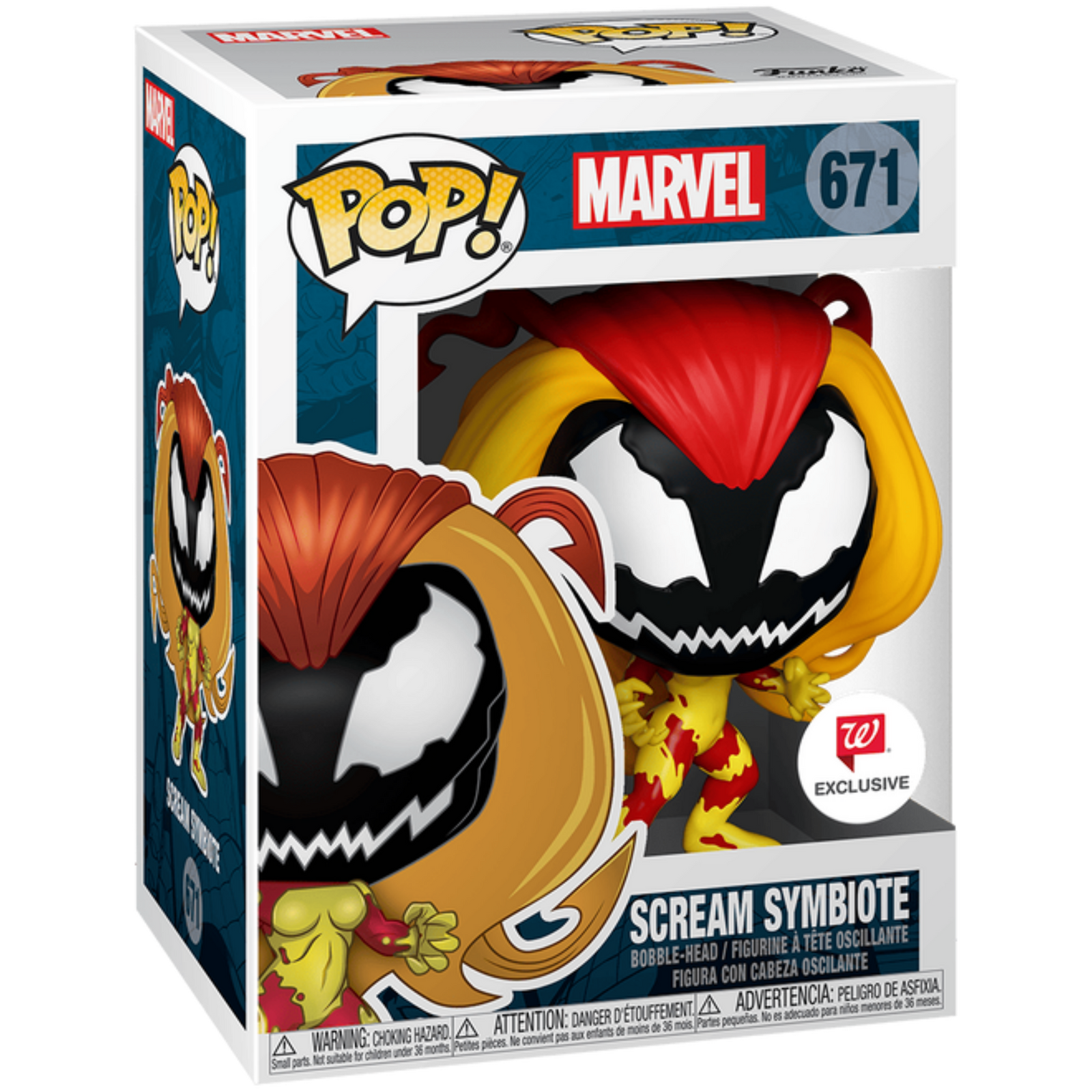 Funko Pop! Heroes: Marvel - Scream Symbiote #671