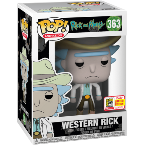 Funko Pop! Animation: Rick And Morty - Western Rick #363