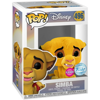 Funko Pop! Disney: The Lion King - Simba (Flocked) #496