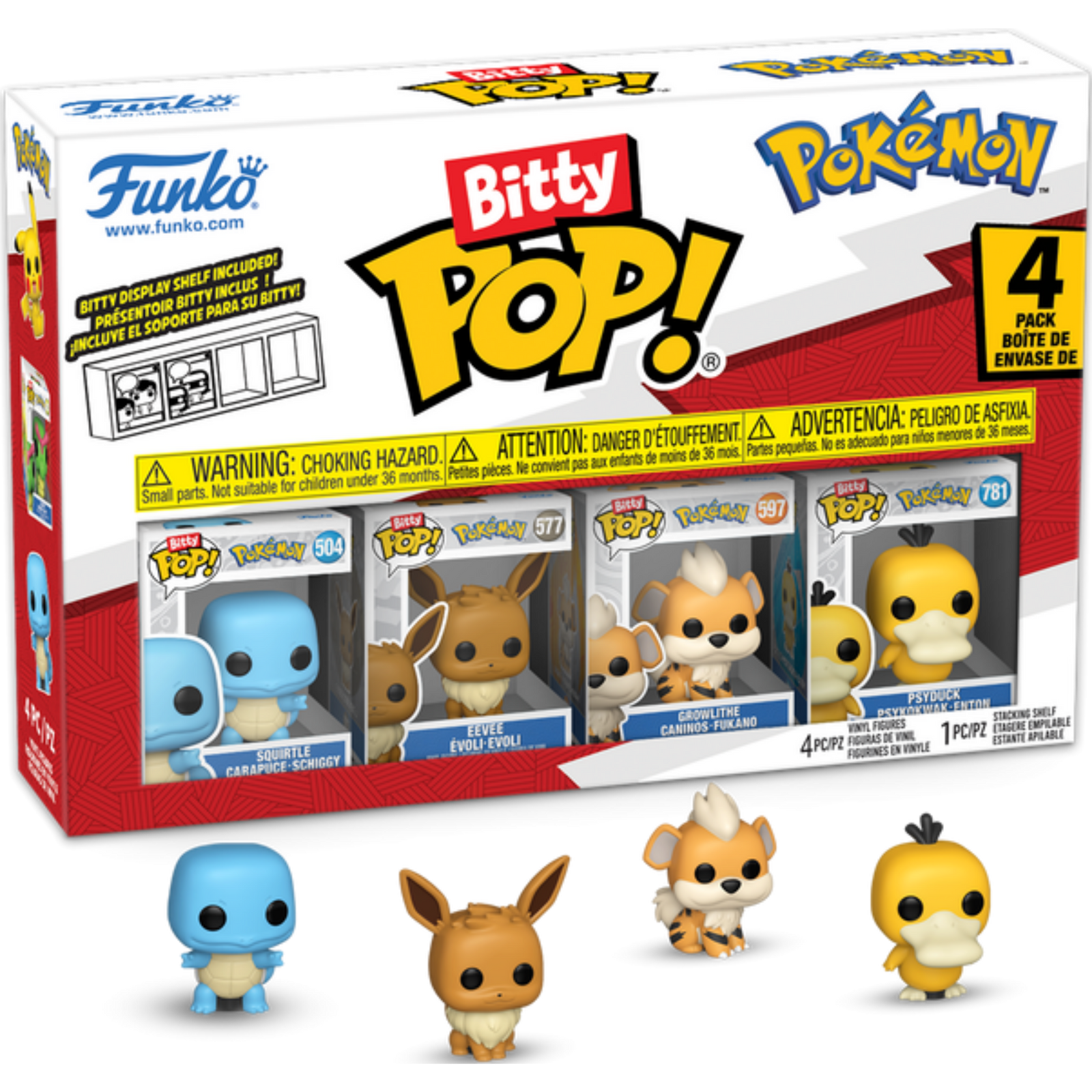 Funko Bitty Pop!: Pokémon 4-Pack Series
