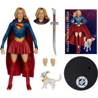 McFarlane DC Multiverse: Supergirl Movie - Supergirl (Hero Costume) & Puppy Krypto (Deluxe Theatrical Edition)