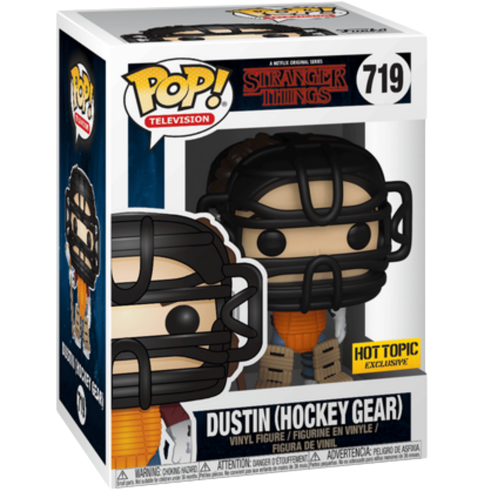 Funko Pop! TV: Stranger Things - Dustin (Hockey Gear) #719