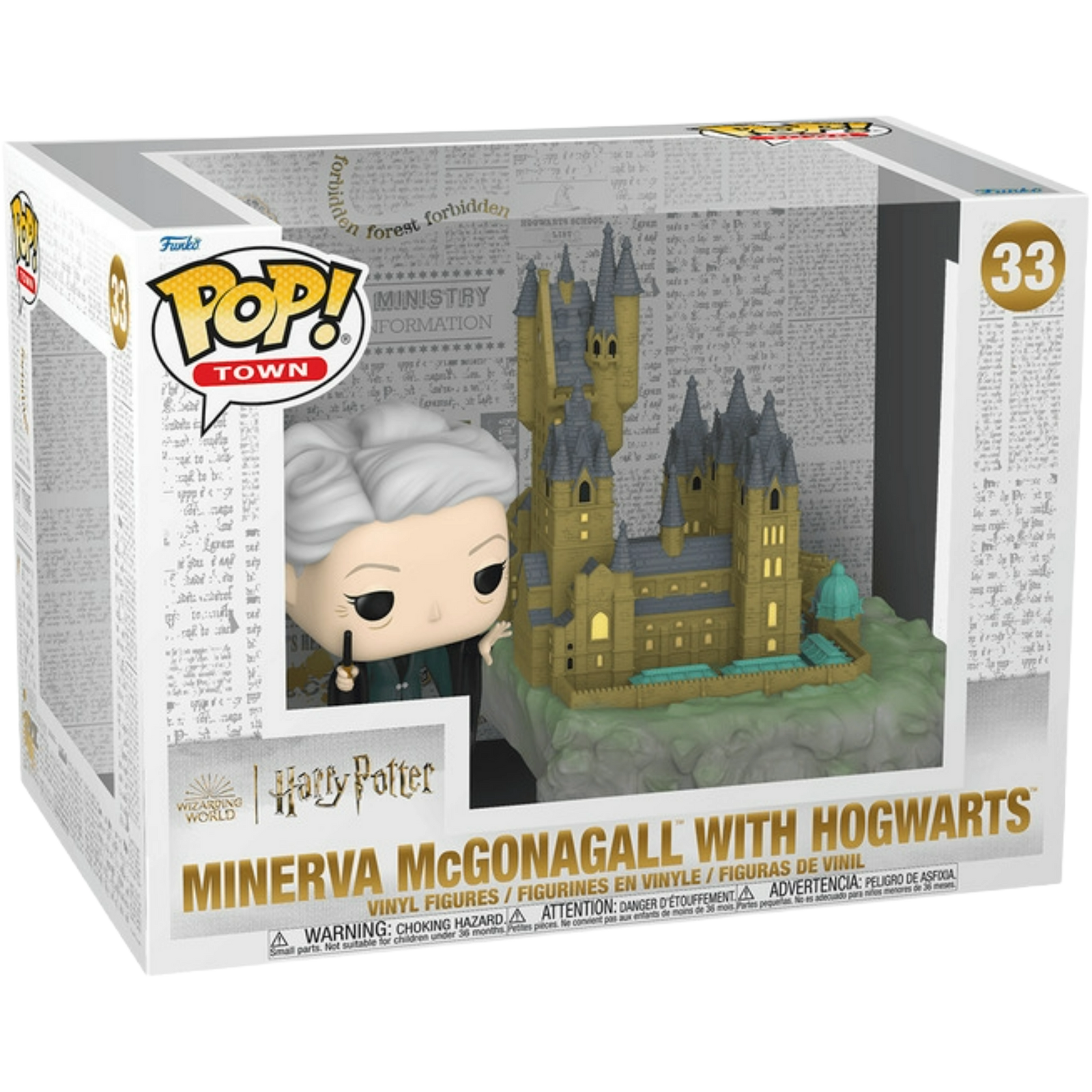 Funko Pop! Town: Harry Potter - Minerva McGonagall With Hogwarts #33