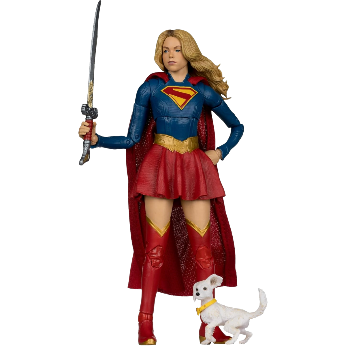 McFarlane DC Multiverse: Supergirl Movie - Supergirl (Hero Costume) & Puppy Krypto (Deluxe Theatrical Edition)