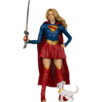 McFarlane DC Multiverse: Supergirl Movie - Supergirl (Hero Costume) & Puppy Krypto (Deluxe Theatrical Edition)