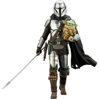 Kotobukiya / ARTFX+: The Mandalorian - Mandalorian & Grogu (Beskar Staff)