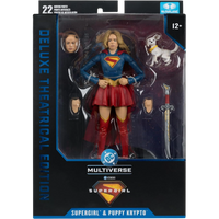 McFarlane DC Multiverse: Supergirl Movie - Supergirl (Hero Costume) & Puppy Krypto (Deluxe Theatrical Edition)