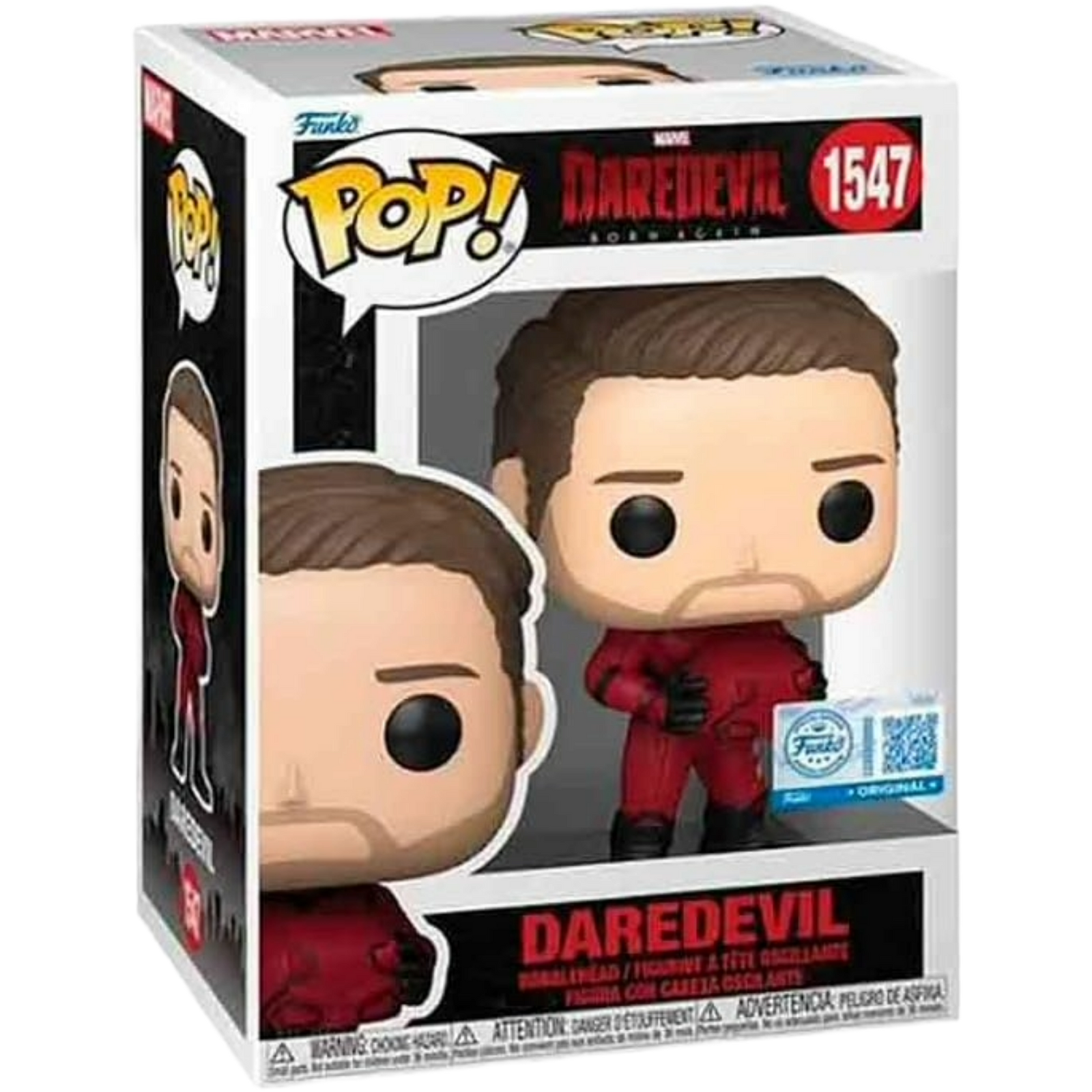 Funko Pop! TV: Daredevil Born Again - Daredevil (Unmasked) #1547