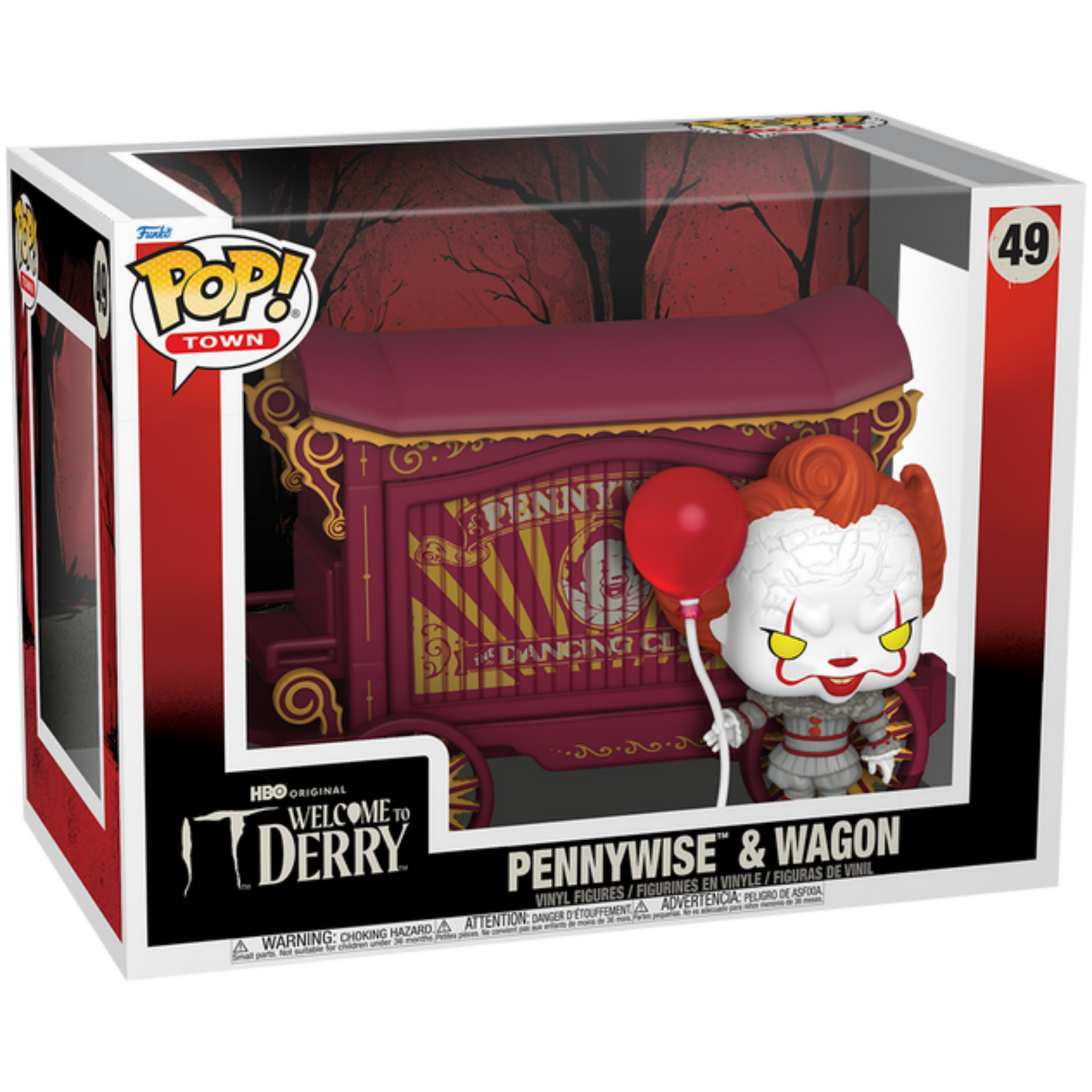Funko Pop! Town: IT Welcome To Derry - Pennywise & Wagon #49