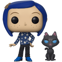 Funko Pop! Animation: Coraline - Coraline With Cat Buddy #422