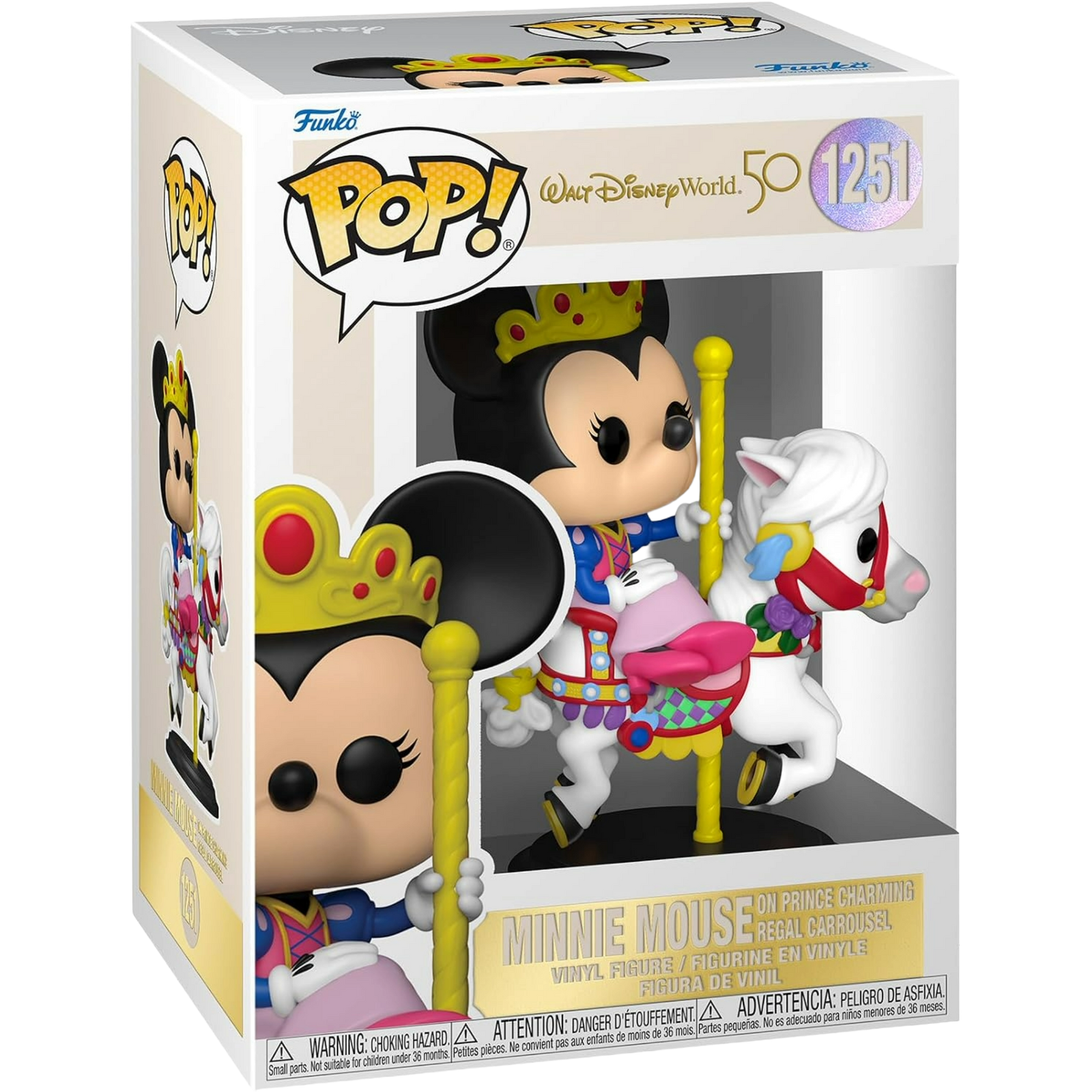 Funko Pop! Disney: Walt Disney World 50th - Minnie Mouse On Prince Charming Regal Carrousel #1251
