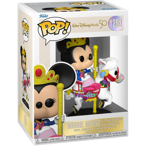 Funko Pop! Disney: Walt Disney World 50th - Minnie Mouse On Prince Charming Regal Carrousel #1251