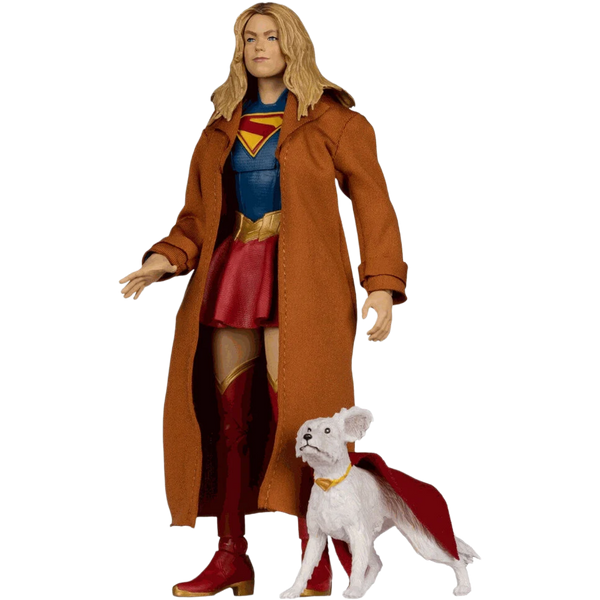 McFarlane DC Multiverse: Supergirl Movie - Supergirl & Krypto (Deluxe Theatrical Edition) Gold Label