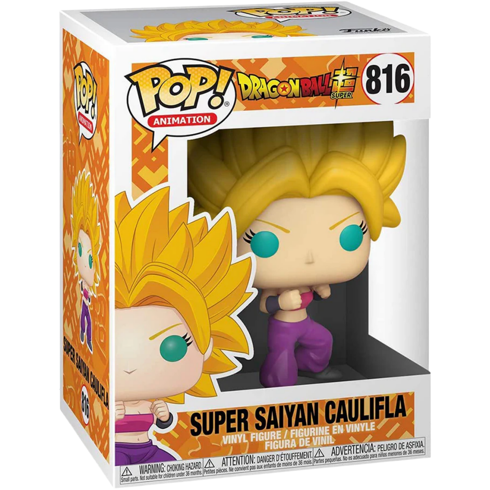 Funko Pop! Animation: Dragon Ball Super - Super Saiyan Caulifla #816