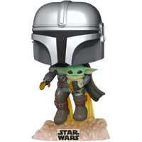 Funko Pop! TV: The Mandalorian - The Mandalorian With The Child (Flying) #402