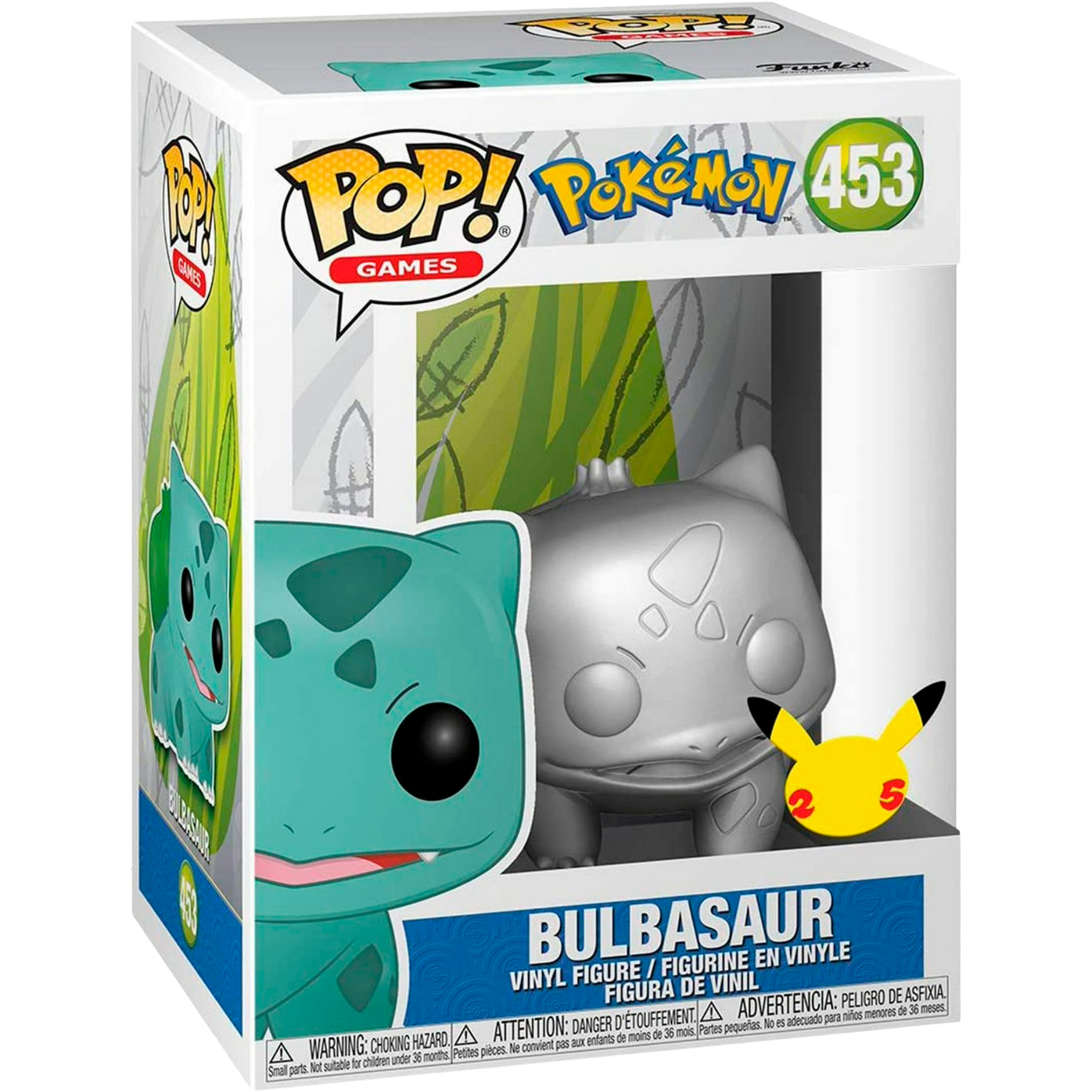 Funko Pop! Games: Pokémon - Bulbasaur (SV) #453