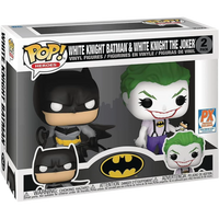 Funko Pop! Heroes: DC Comics - White Knight Batman & White Knight The Joker (2-Pack)