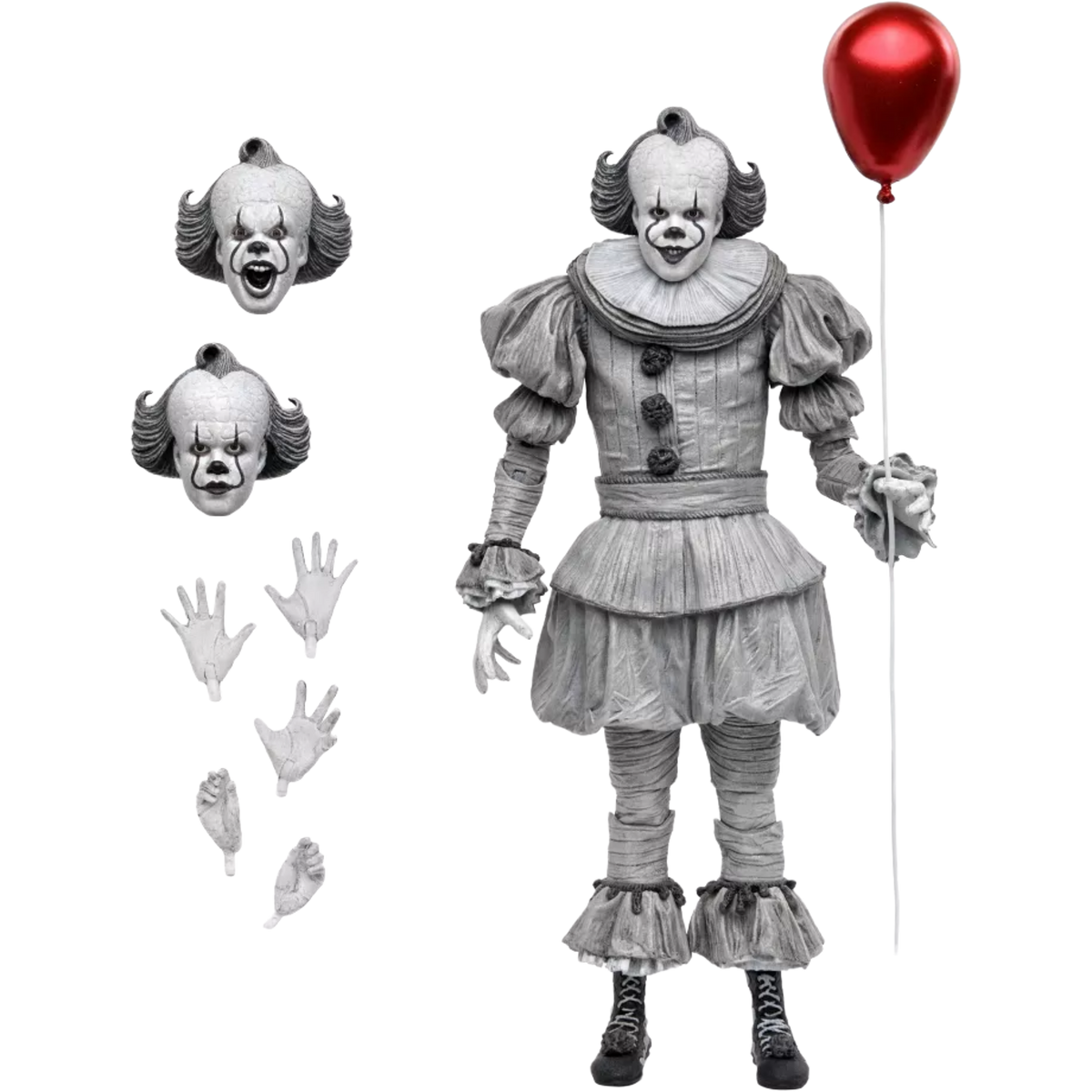 NECA Ultimate: IT Welcome To Derry - Black & White Pennywise