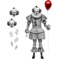 NECA Ultimate: IT Welcome To Derry - Black & White Pennywise