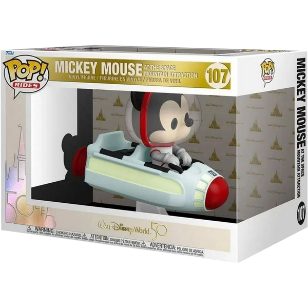 Funko Pop! Rides: Walt Disney World 50th - Mickey Mouse At The Space Mountain Attraction #107