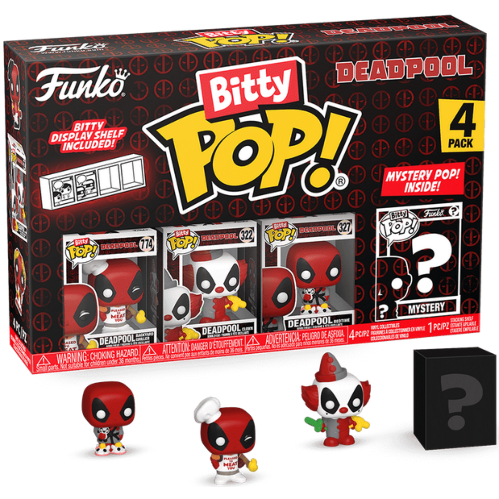 Funko Bitty Pop!: Deadpool 4-Pack Series